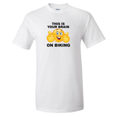 This is your brain on biking Tee Thumbnail